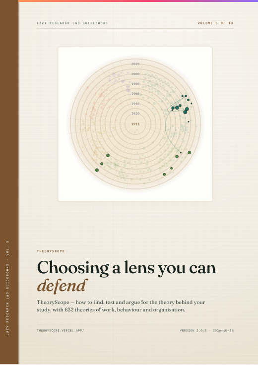 Cover of TheoryScope